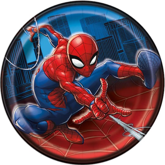 Michaels, 7" Spider-Man Paper Plates, 8ct. – Category: Plates